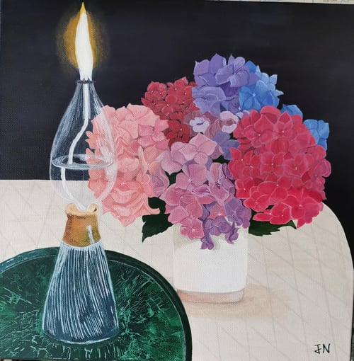 Bouquet d'hortensias